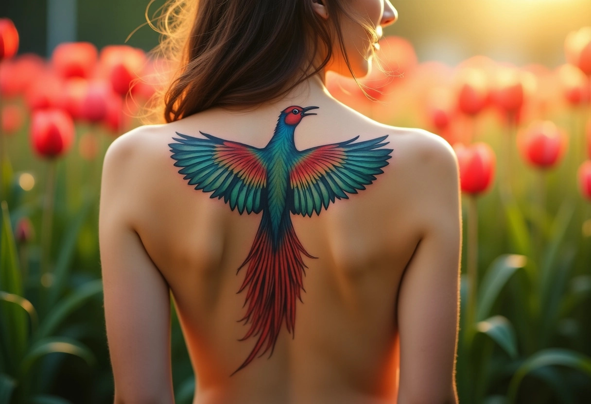 tatouage colibri