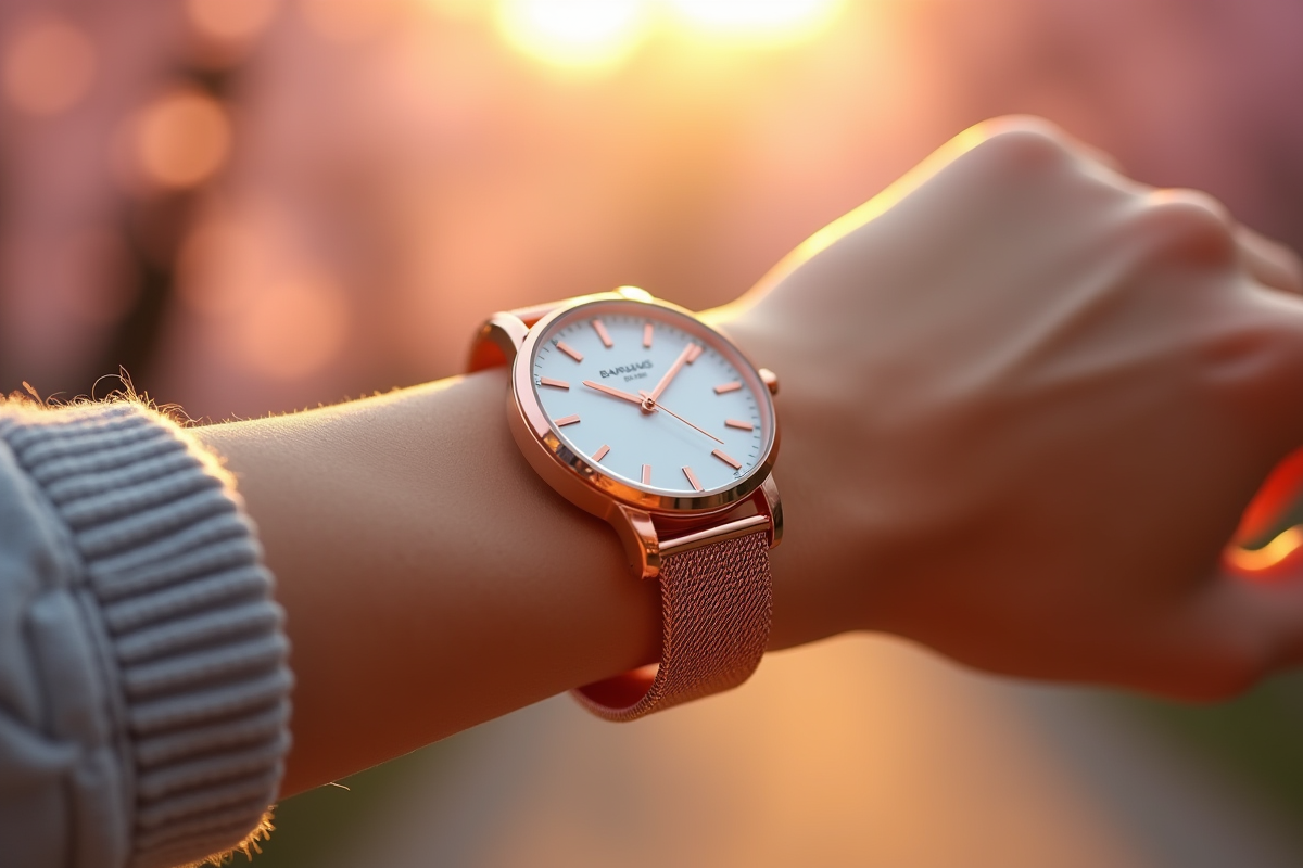 montre or rose