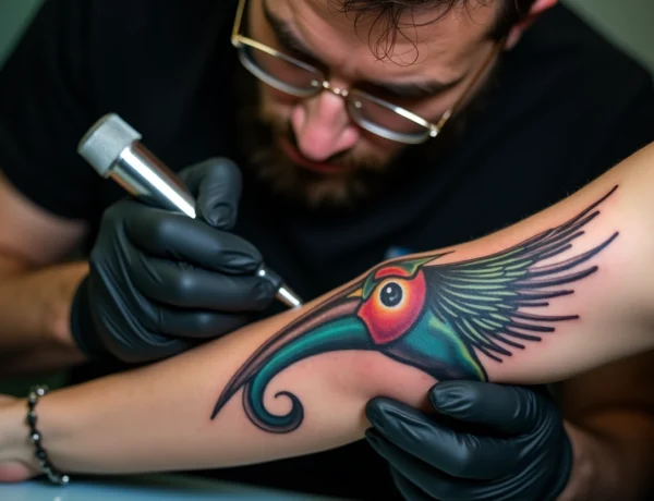 L’art du tatouage de colibri : significations et inspirations