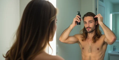 L’entretien quotidien des hommes aux cheveux longs