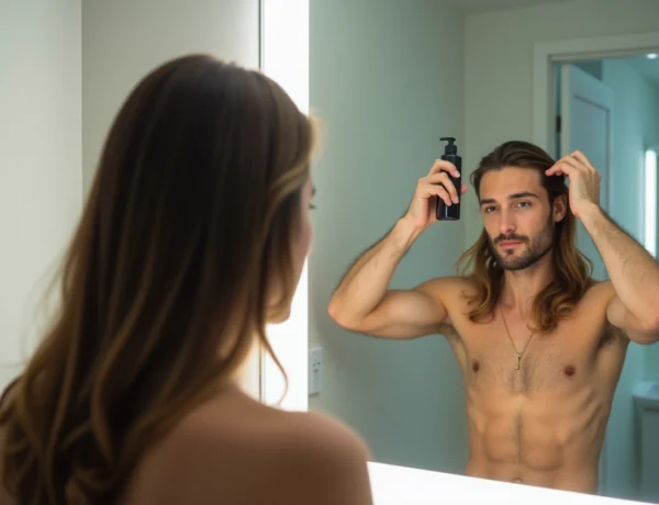 L’entretien quotidien des hommes aux cheveux longs